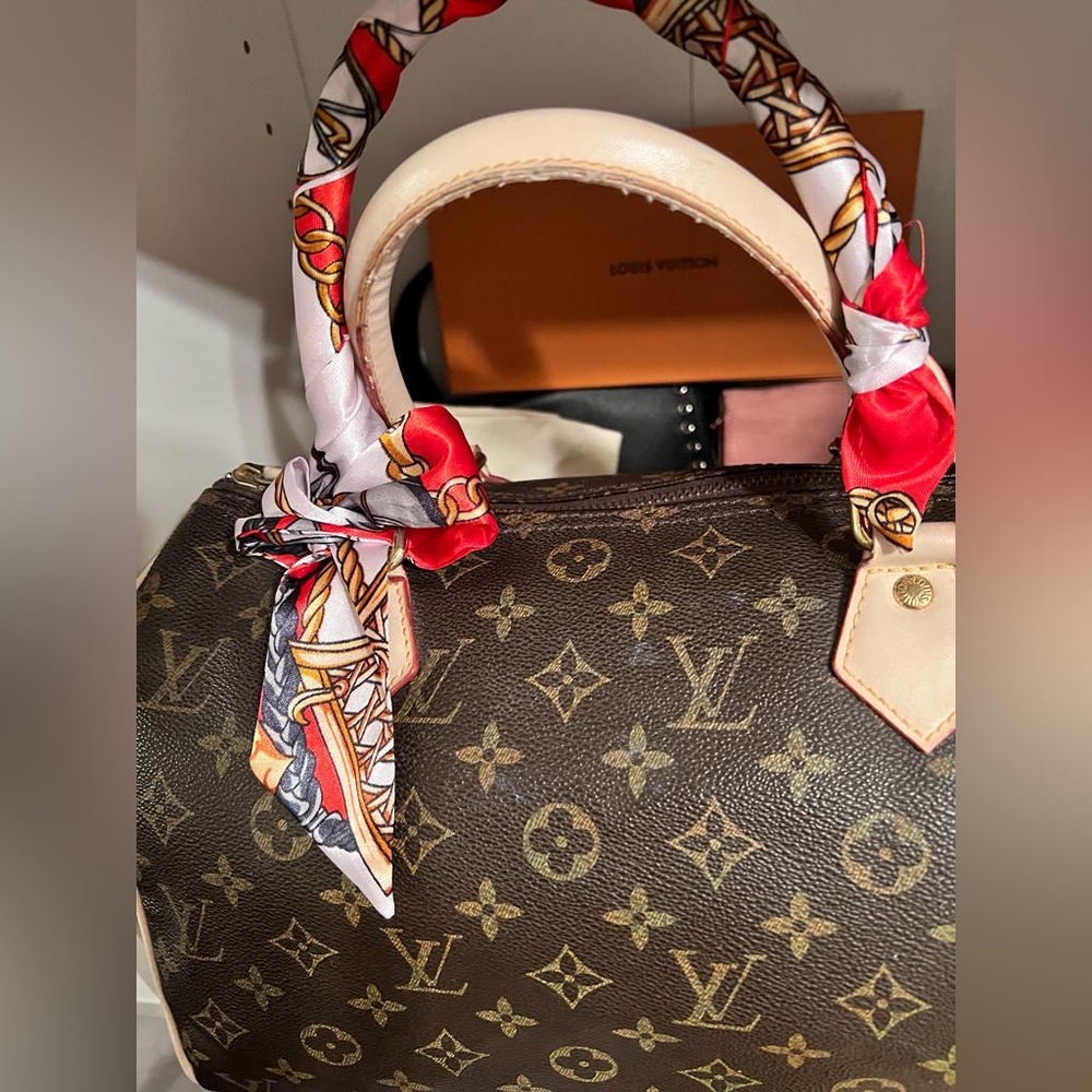 Designer Monogram Speedy Handbag in Brown - Picture 6 of 9